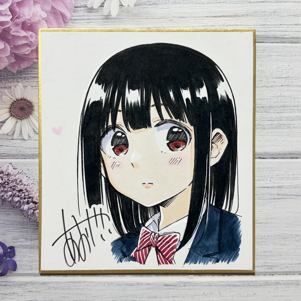 ♥【初購入の方は同人誌2冊付き】はなのいろは色紙26