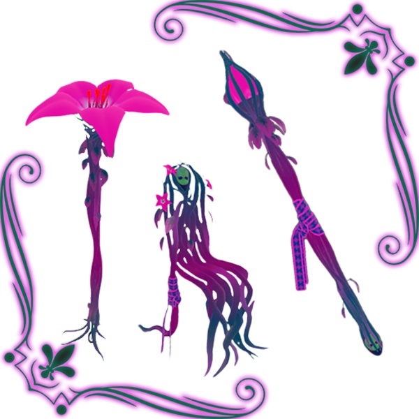 Dryad Dance staff / ドリアードダンススタッフ