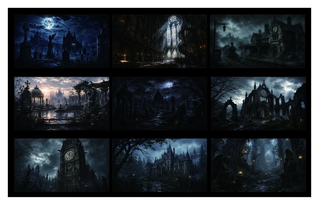Gothic Background Pack Vol.1