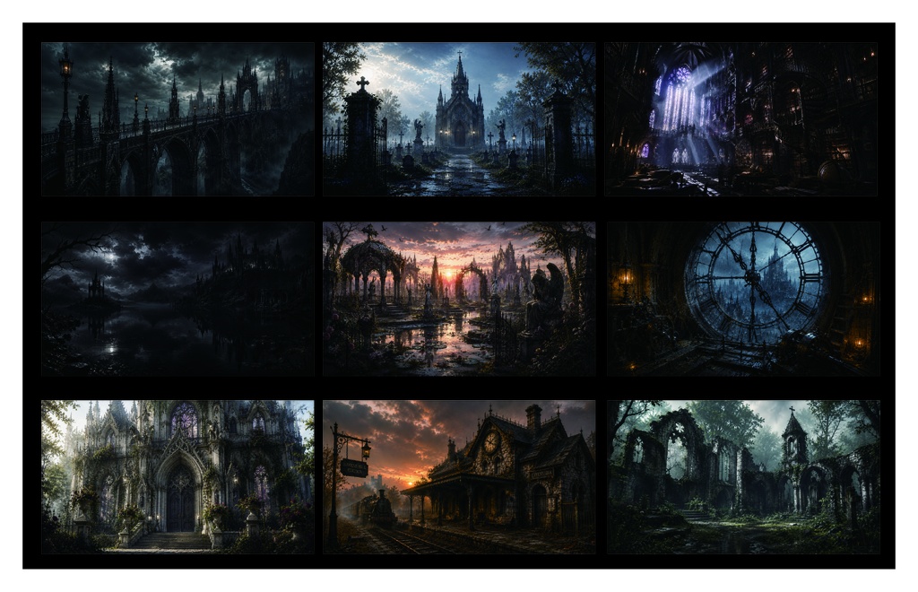 Gothic Background Pack Vol.1
