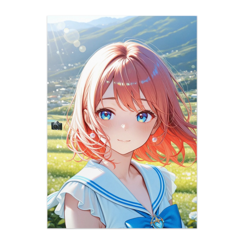 風そよぐ夏の日　セーラー服ポスター