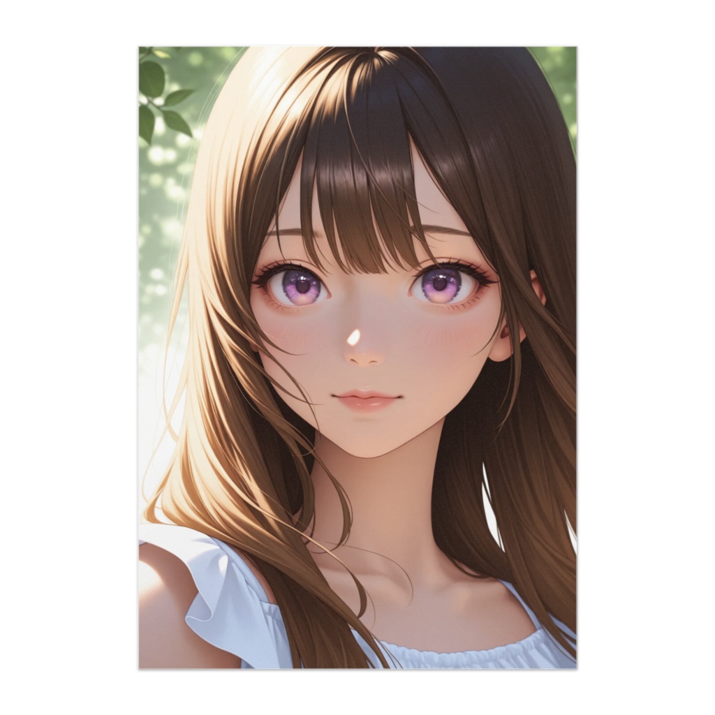 まなざしの向こう 美少女ポスター