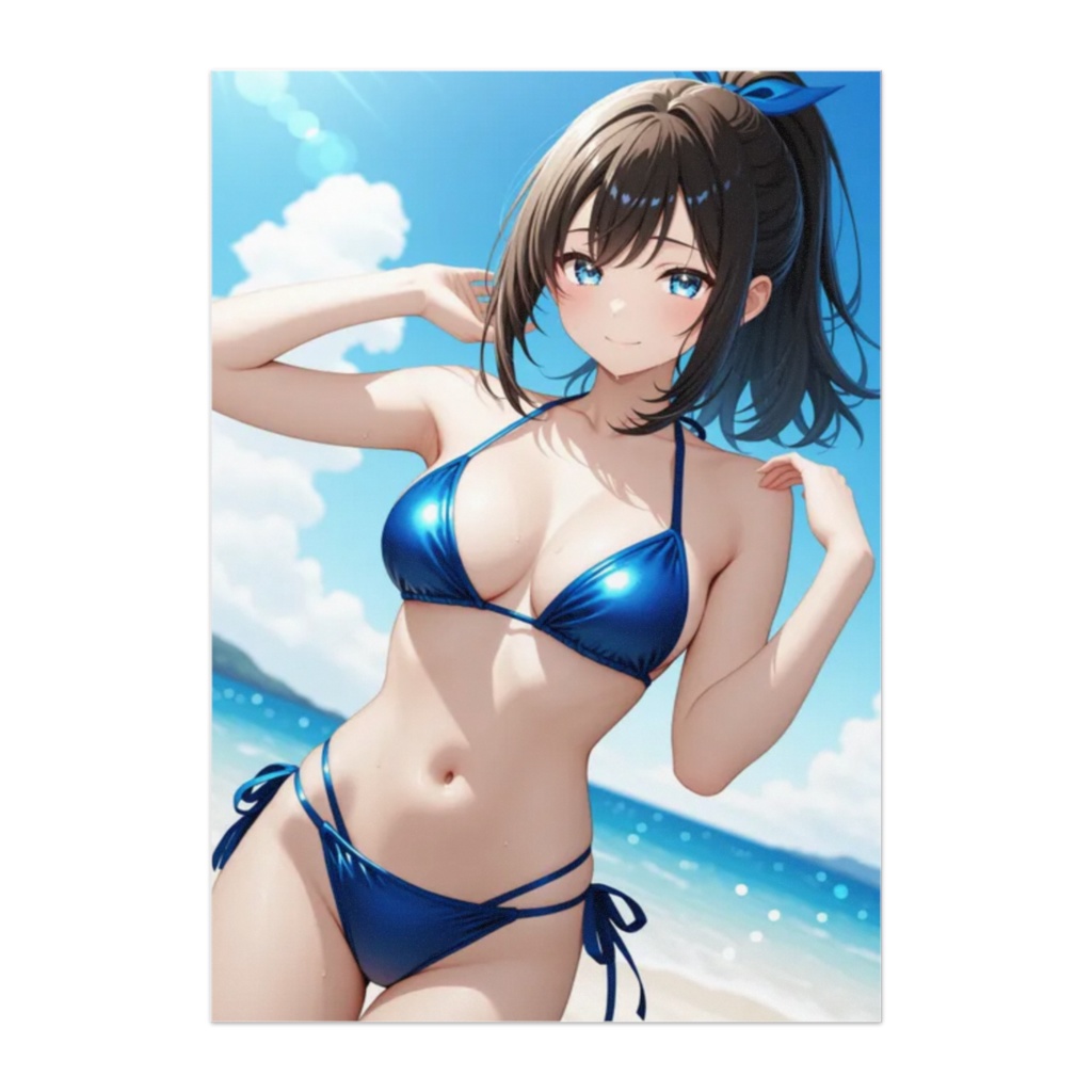 青空と波音と君 美少女ポスター
