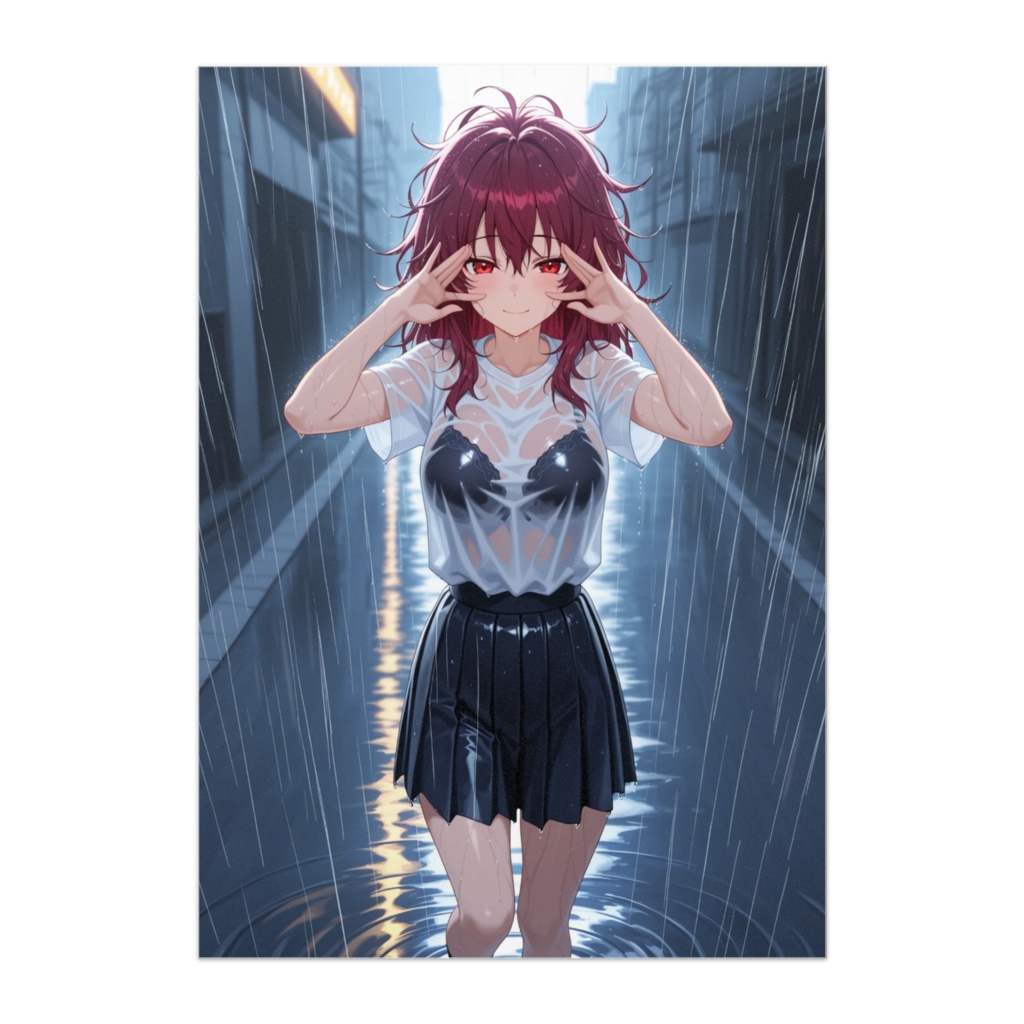 雨に濡れても、笑っていた