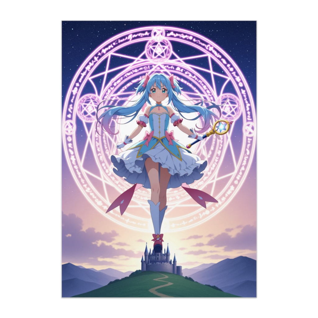 魔法陣に呼ばれし少女