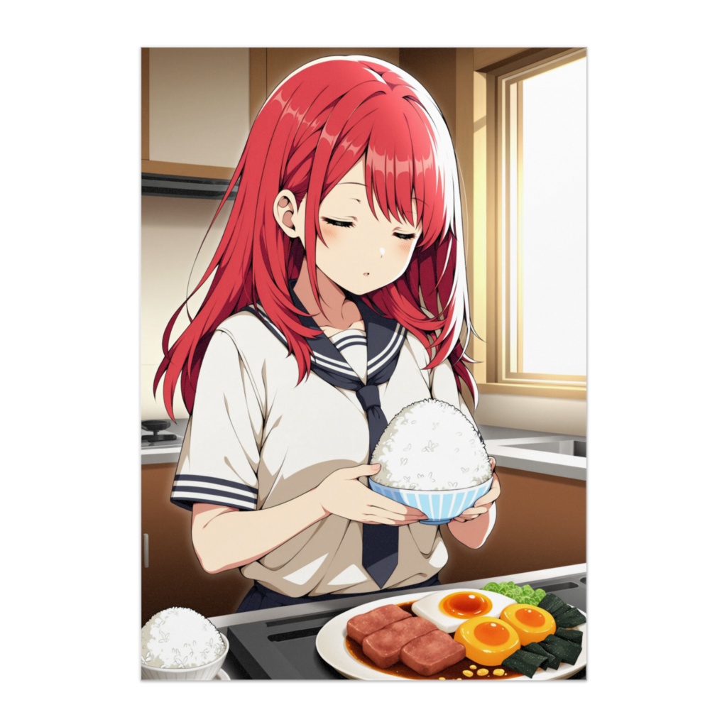 眠たい朝と大盛りごはん 