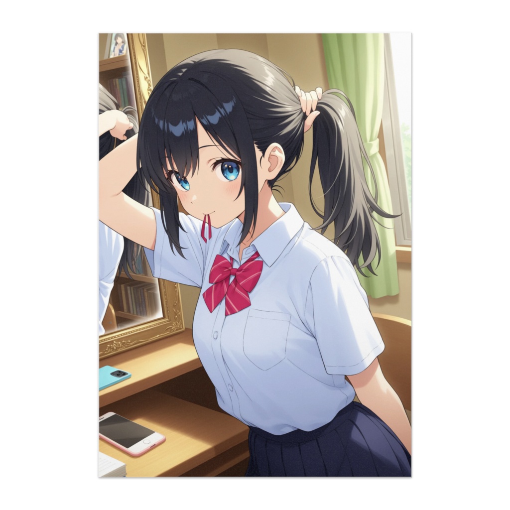 「朝、鏡の前で」 