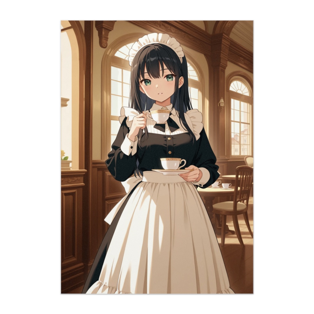 「午後の紅茶とメイドの微笑み」