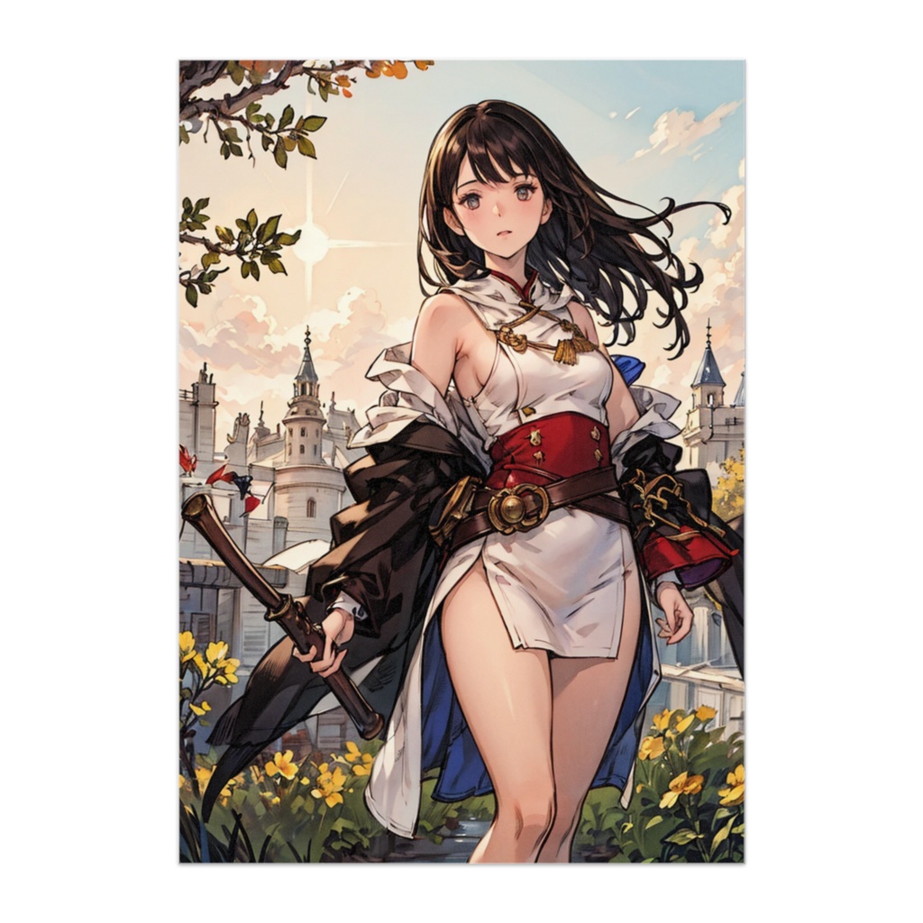 戦場に立つ騎士少女　