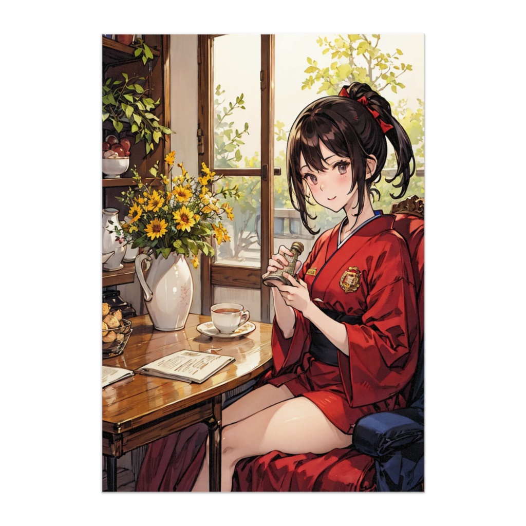 ひまわりカフェのひととき 