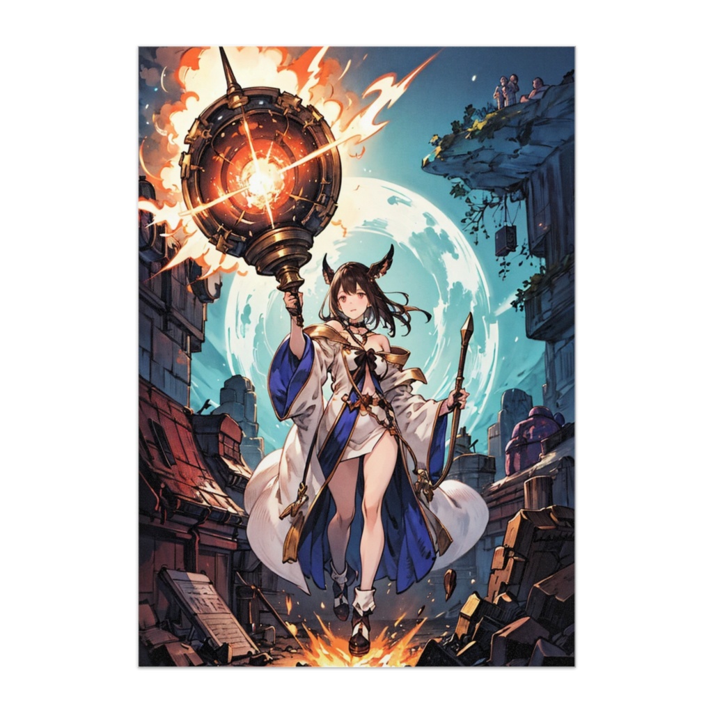 魔導砲を掲げし白き魔女