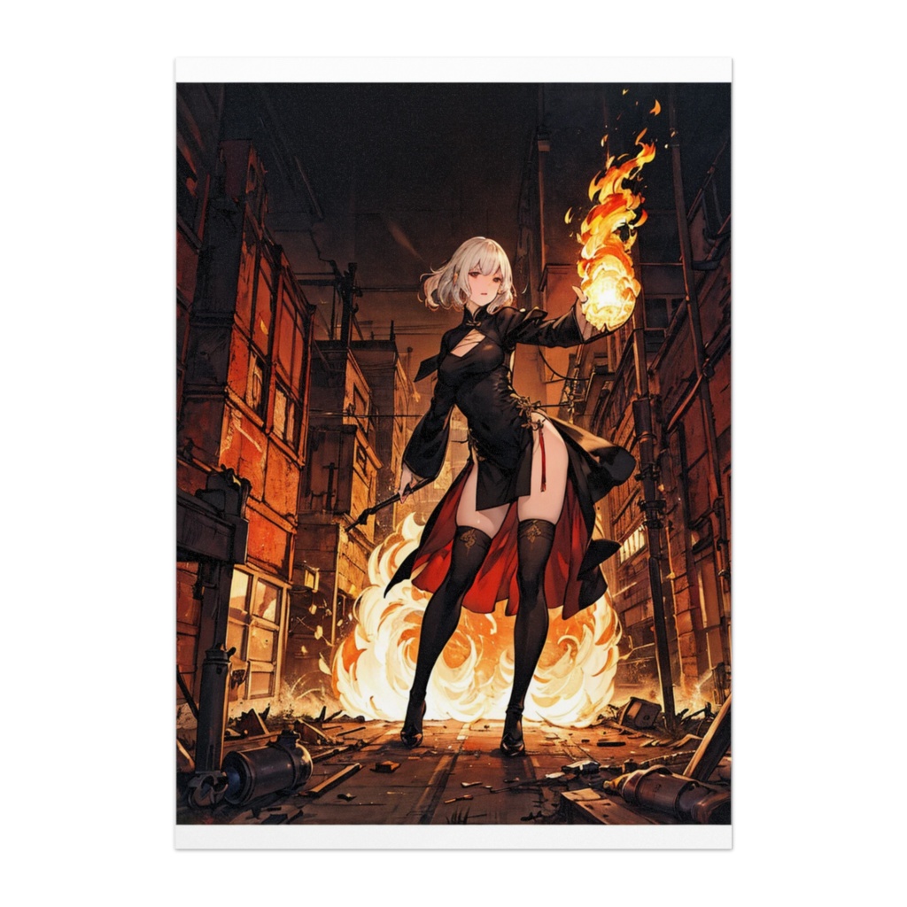 漆黒の魔女：終焉の炎を纏いて 