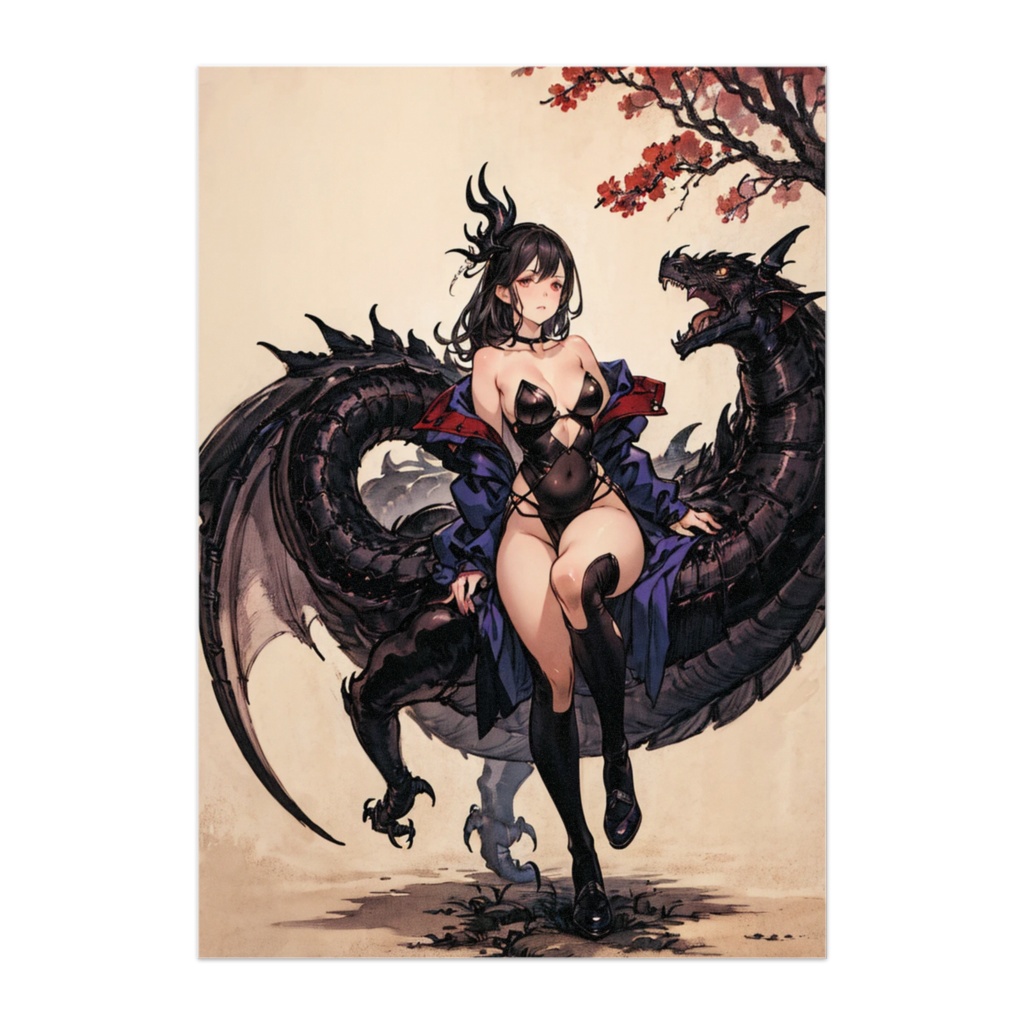 黒龍と契約せし闇の姫君