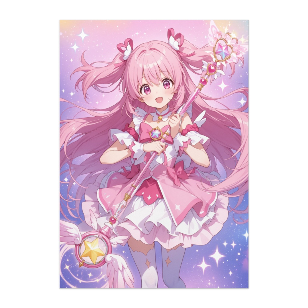 ピンクの魔法少女