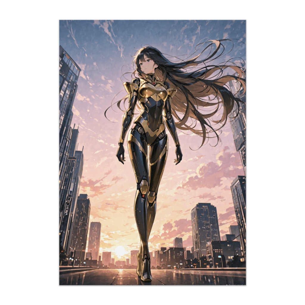 黄金のサイバー戦姫ポスター
