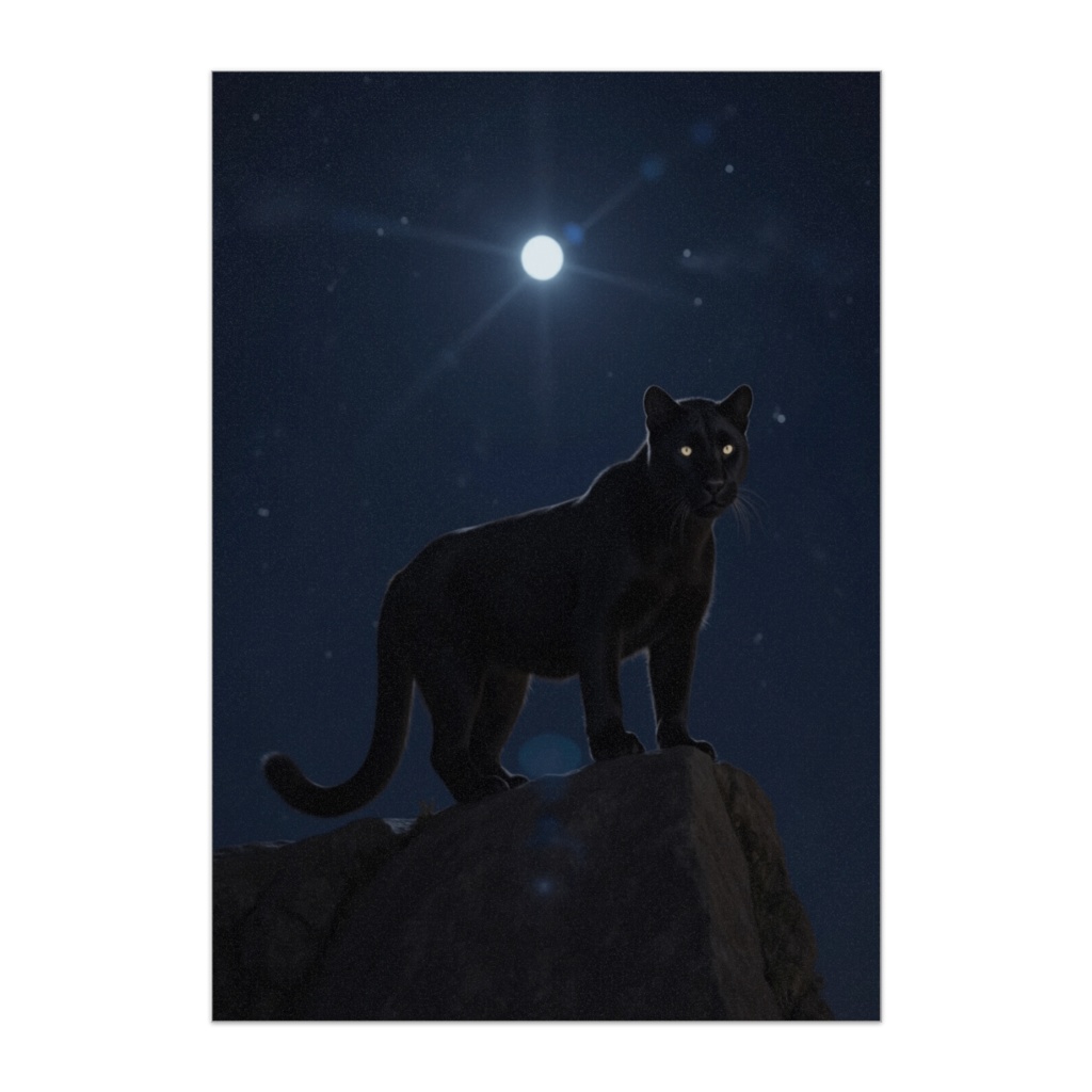 月光の黒豹