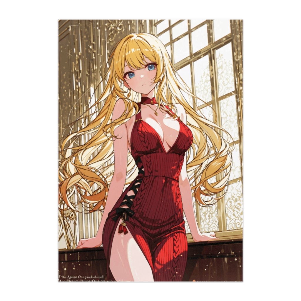 紅きエレガントガール
