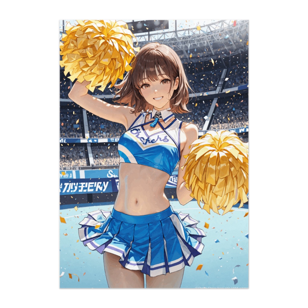 青空のチアガールスマイル