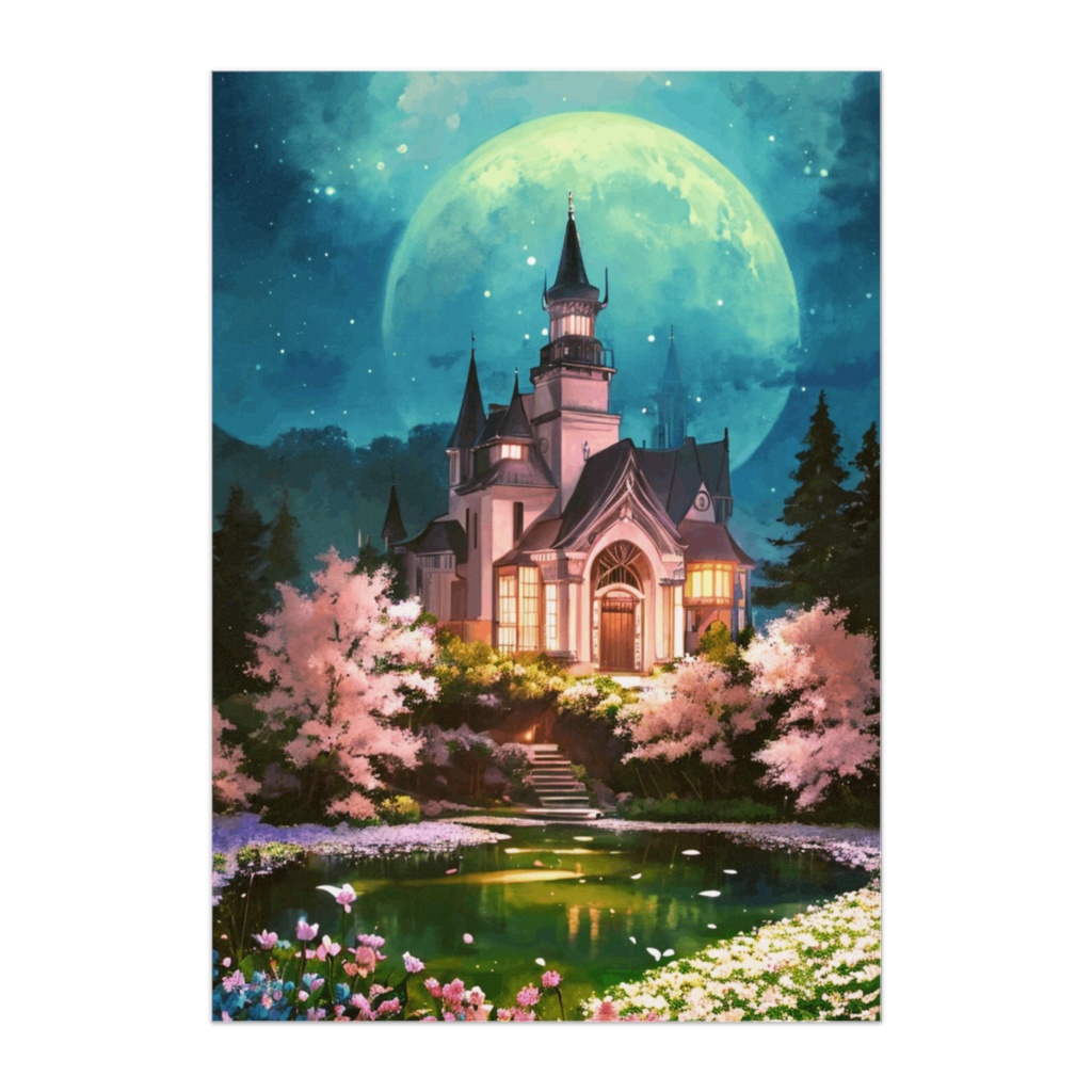 月夜の幻想庭園