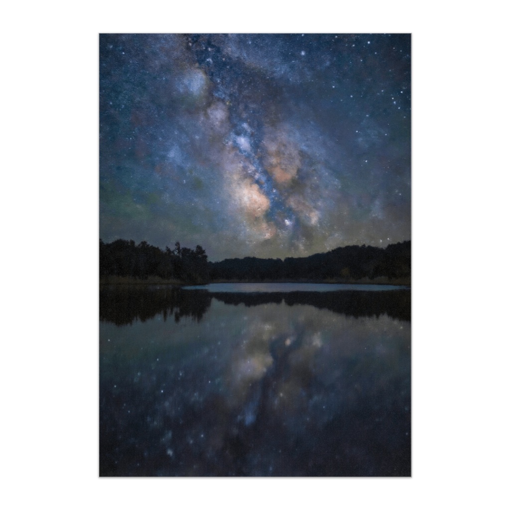 星空と天の川ポスター