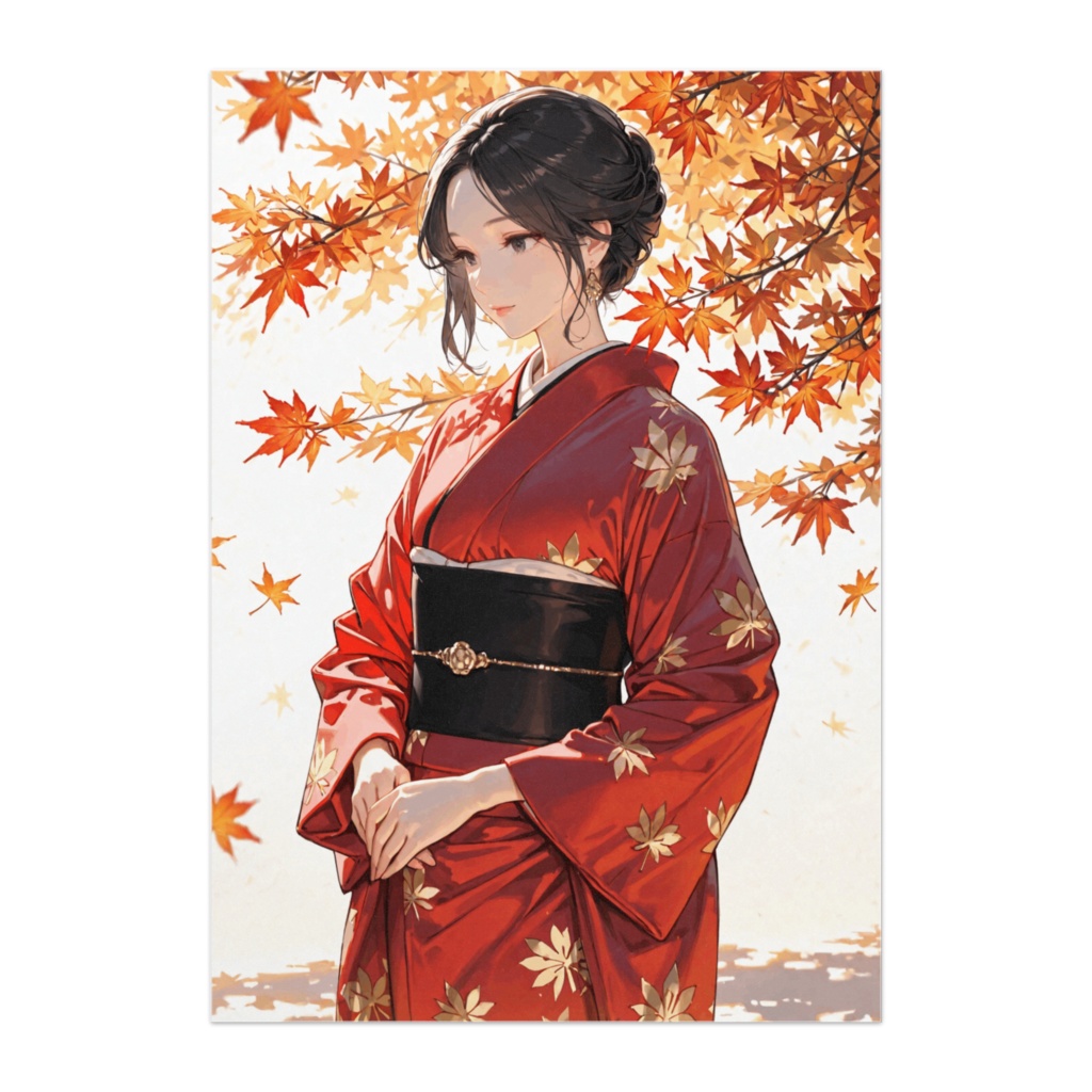 紅葉の舞う午後に