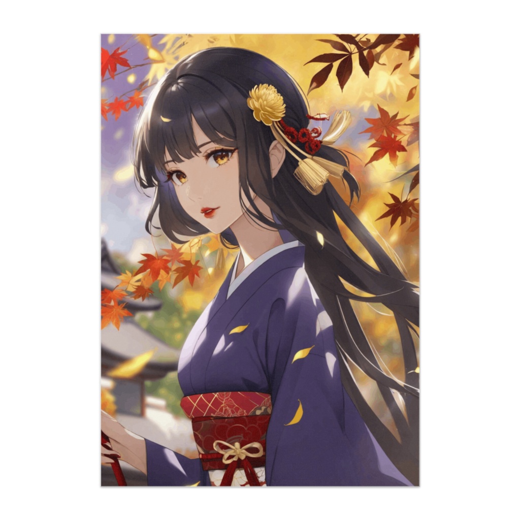 秋彩のきもの