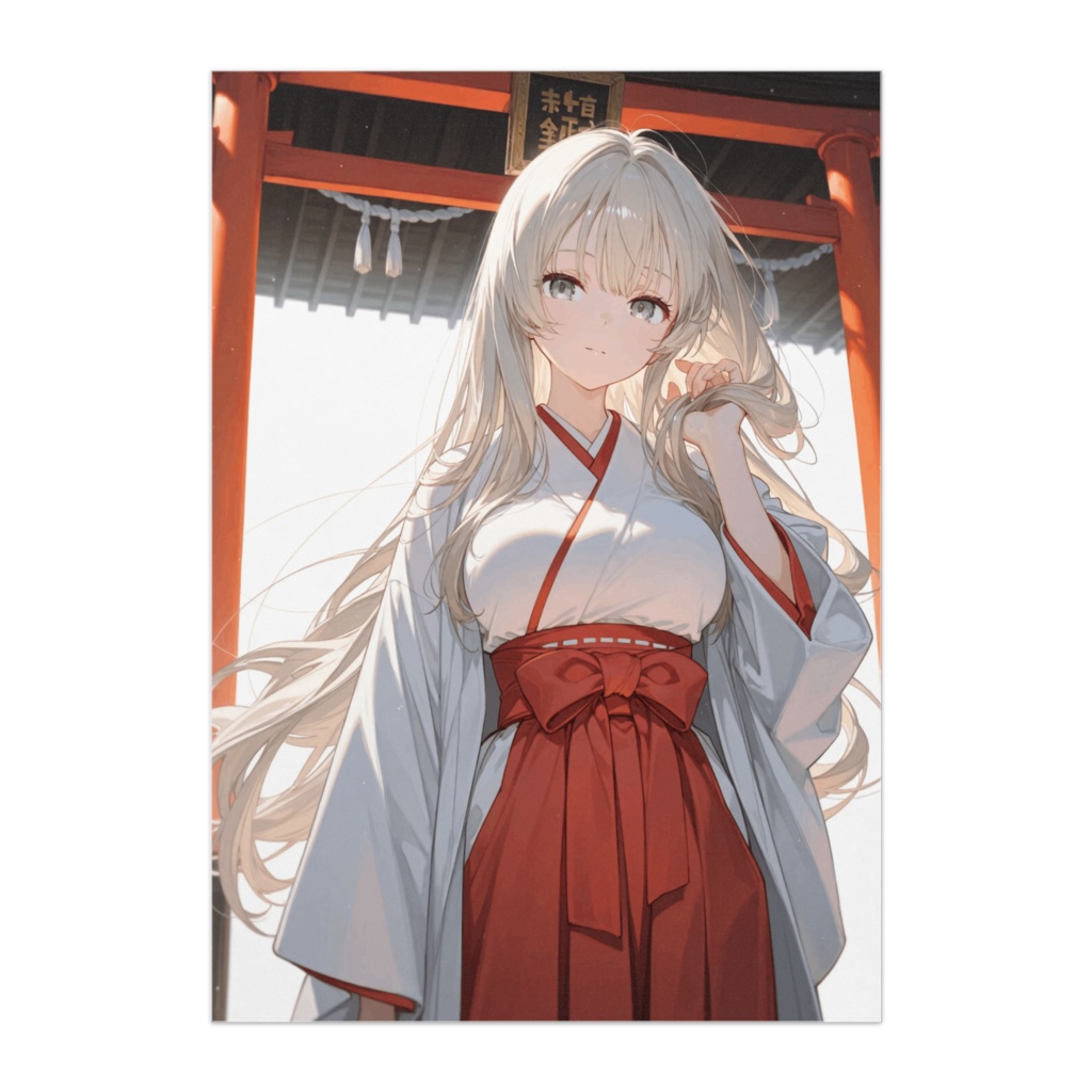 神社の光と巫女の心