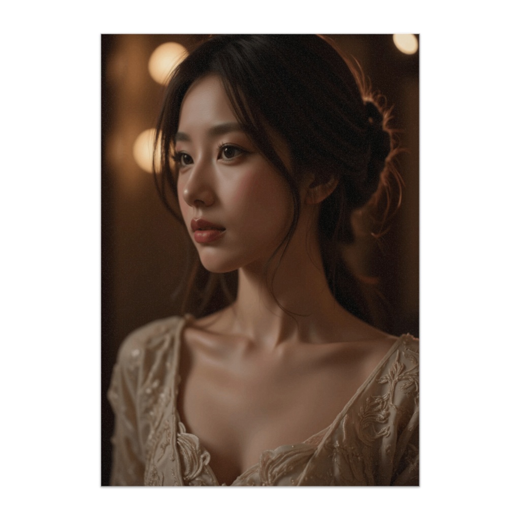 秋の光をまとう彼女