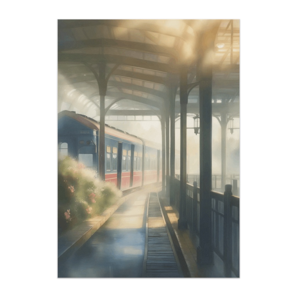 記憶の旅路 － 朝霧の駅 －