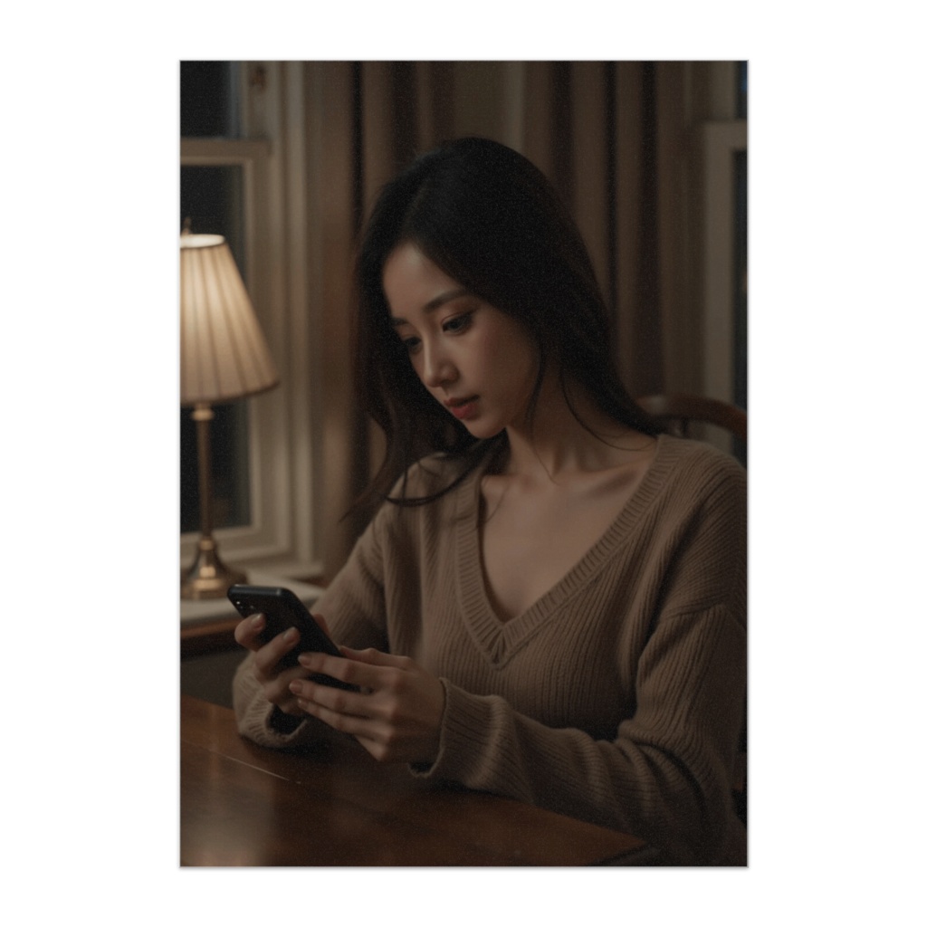 夜の終わりにスマホを置いて