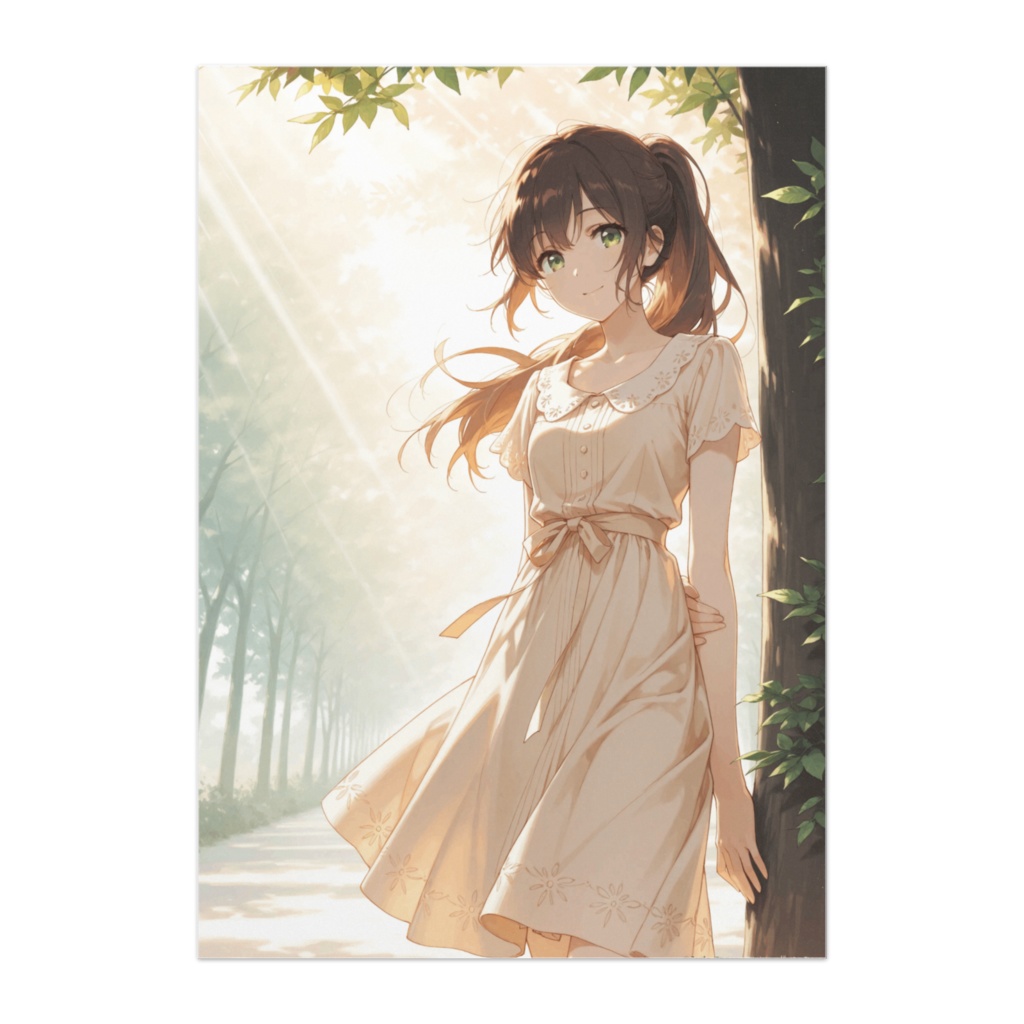 木陰の微笑み