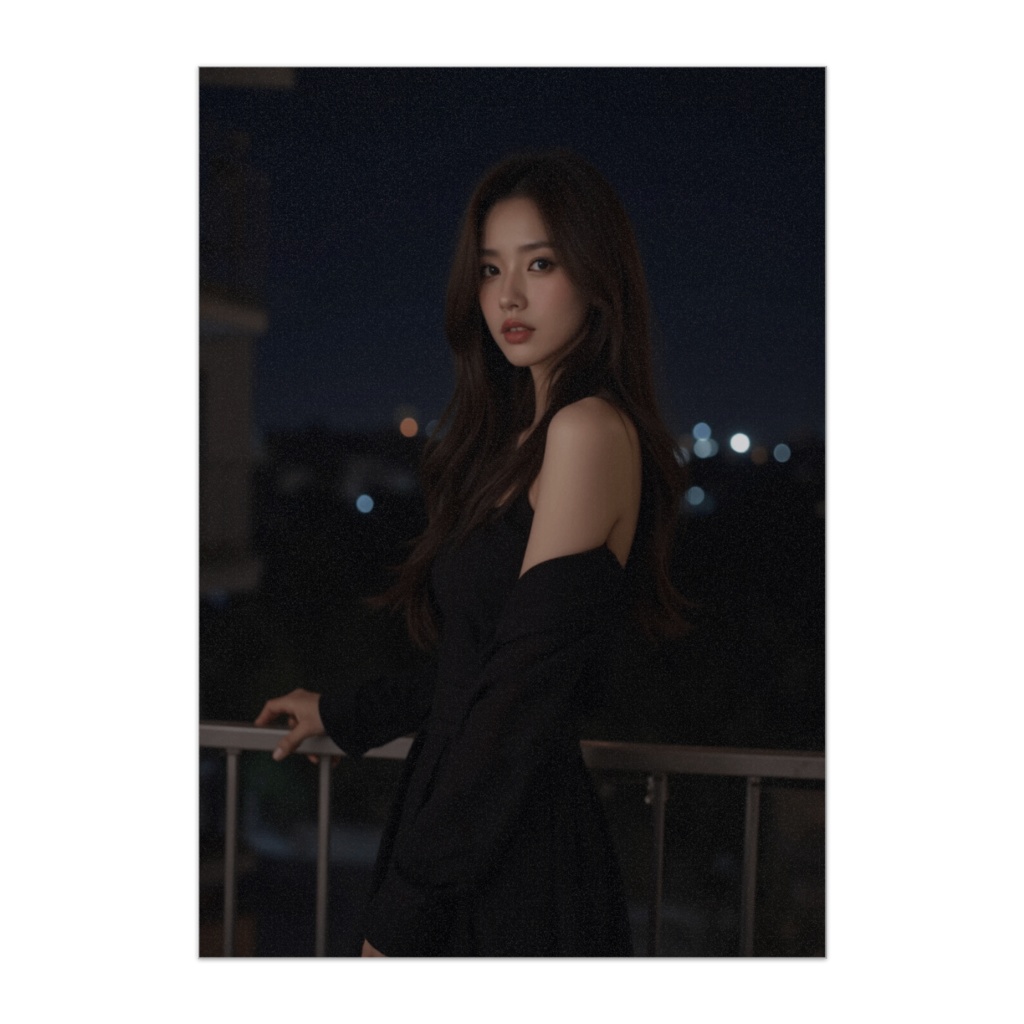 夜風のバルコニー