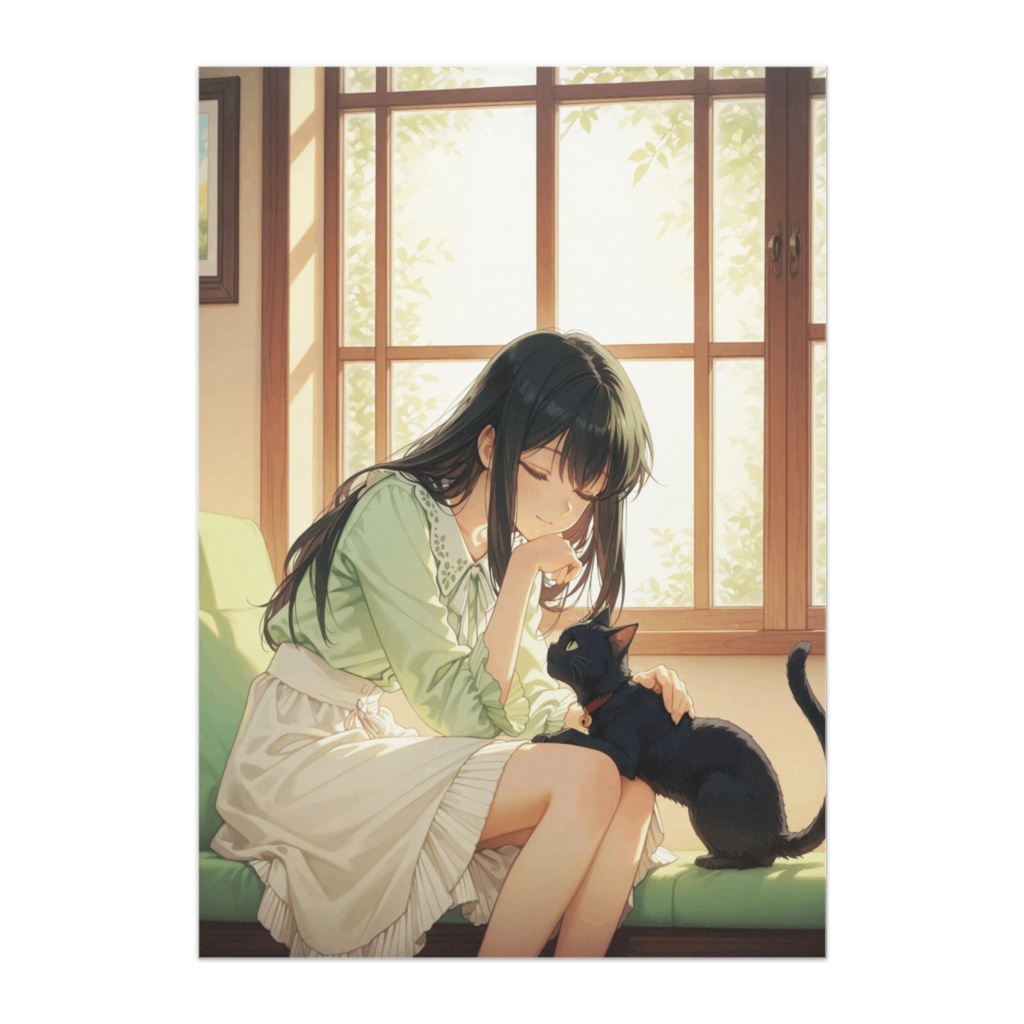 黒猫と過ごす休日 ― 昼のまどろみ ―