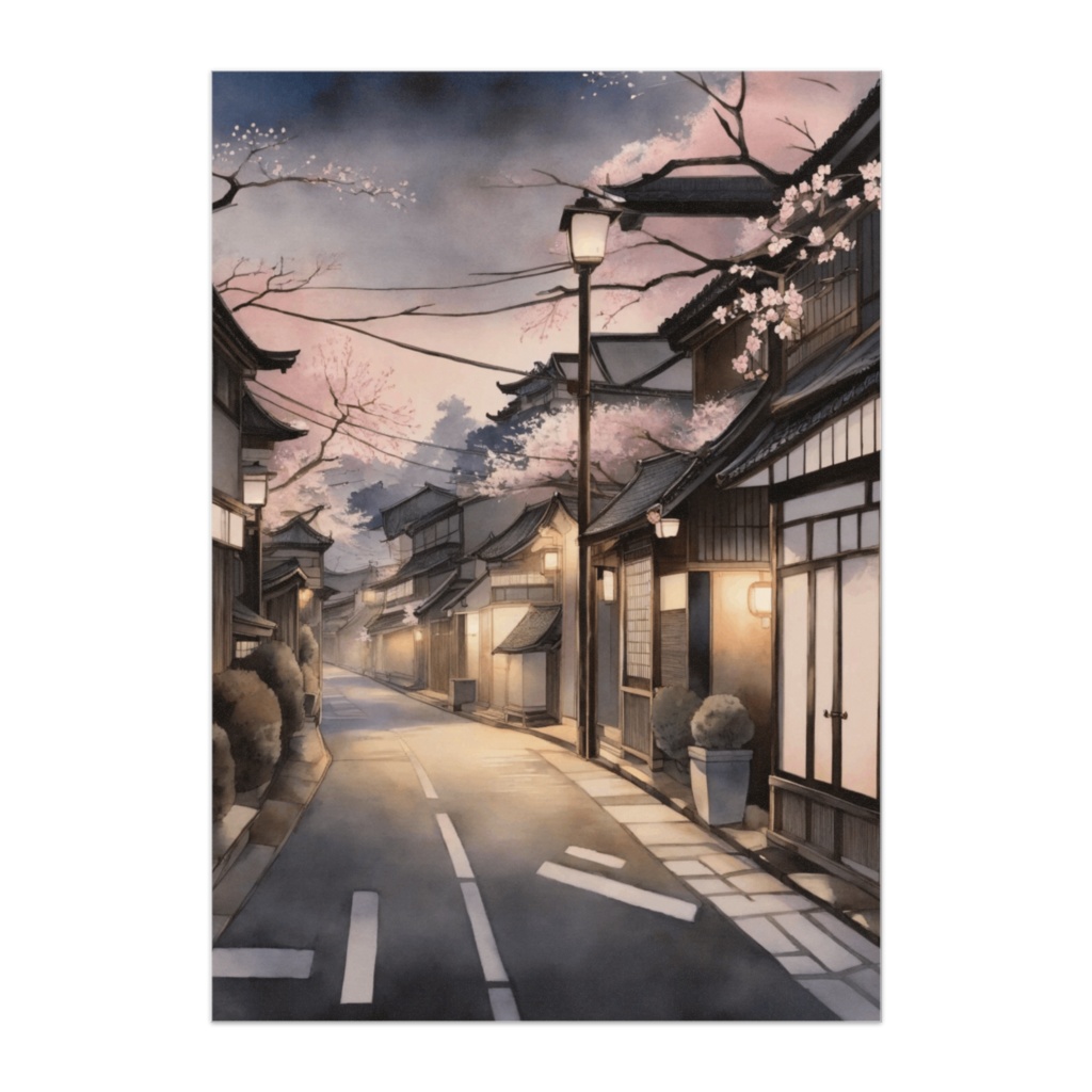 春宵の路地 ― 花鳥風月画巻 ―