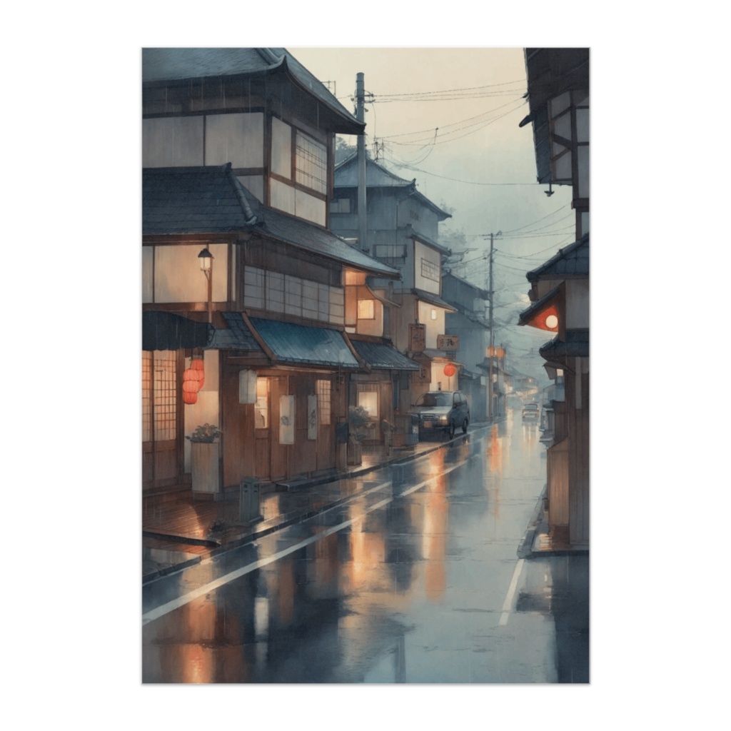 雨灯の小町 ― 花鳥風月画巻 ―