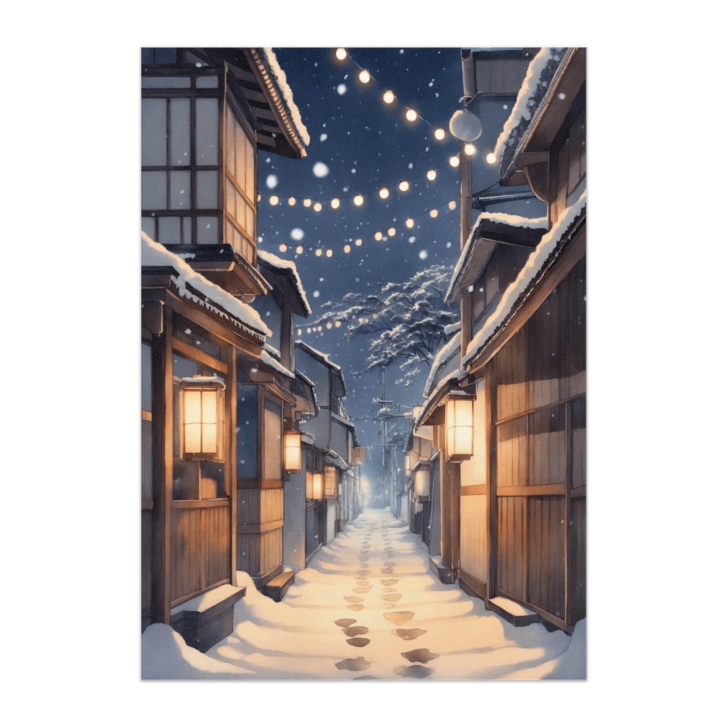 雪灯の小径 ― 花鳥風月画巻 ―