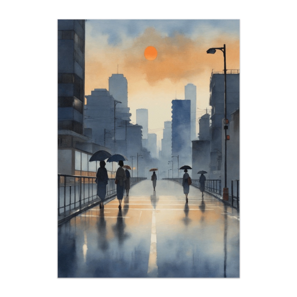 橋上の人々 ― 墨都幻想 ―