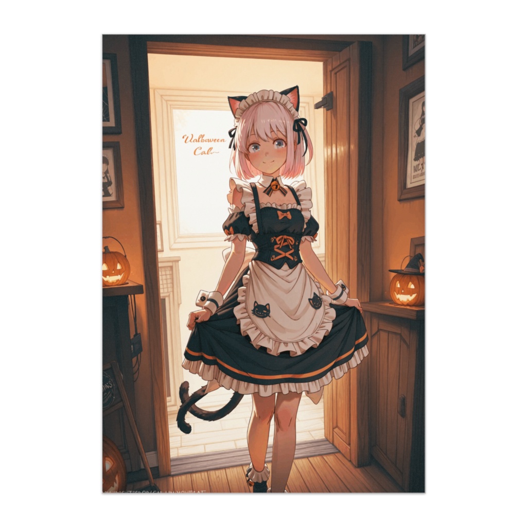 ハロウィン猫耳メイドの日差し