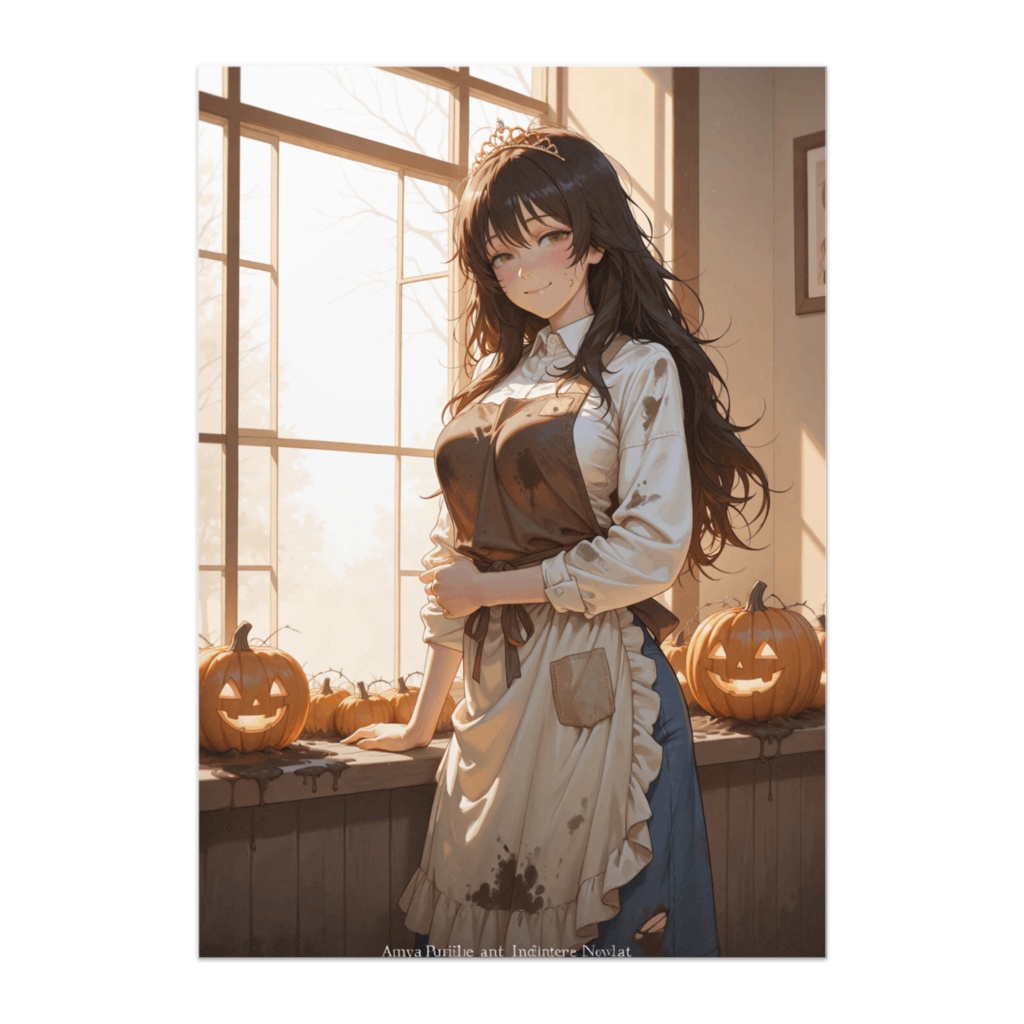 シンデレラになれなかった日(ティアラ×作業着)