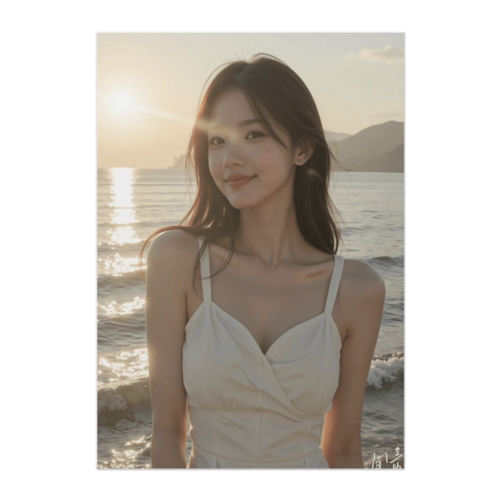 海辺の微笑 ― Sunlit Grace