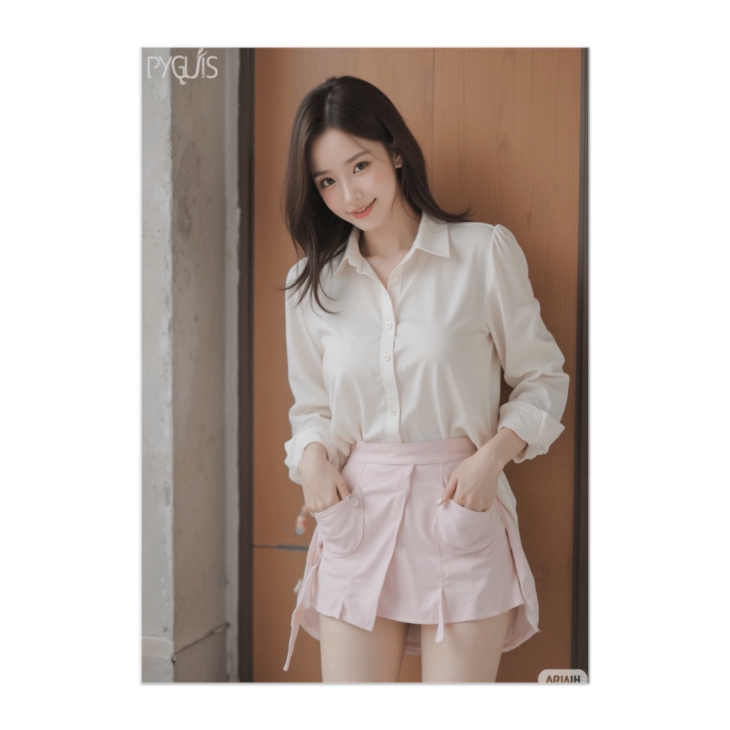 春色ミニスカートの微笑み