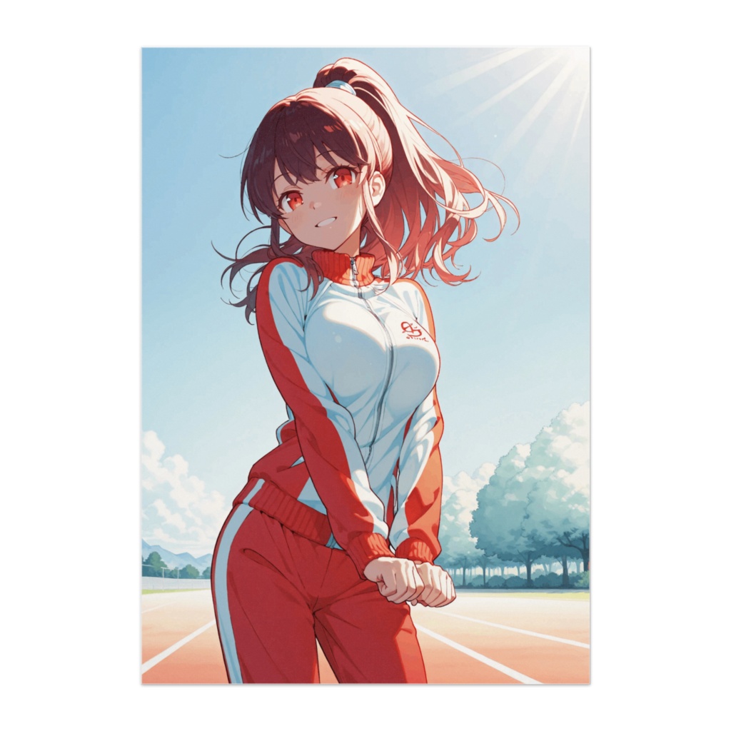 青空ストレッチ ― 赤ジャージの少女