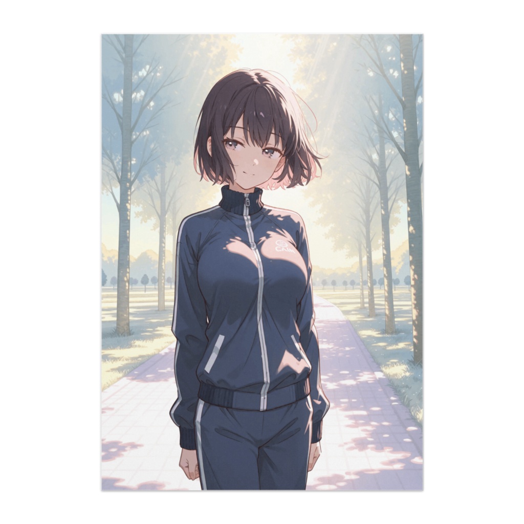 午後の静けさ ― 紺ジャージの少女