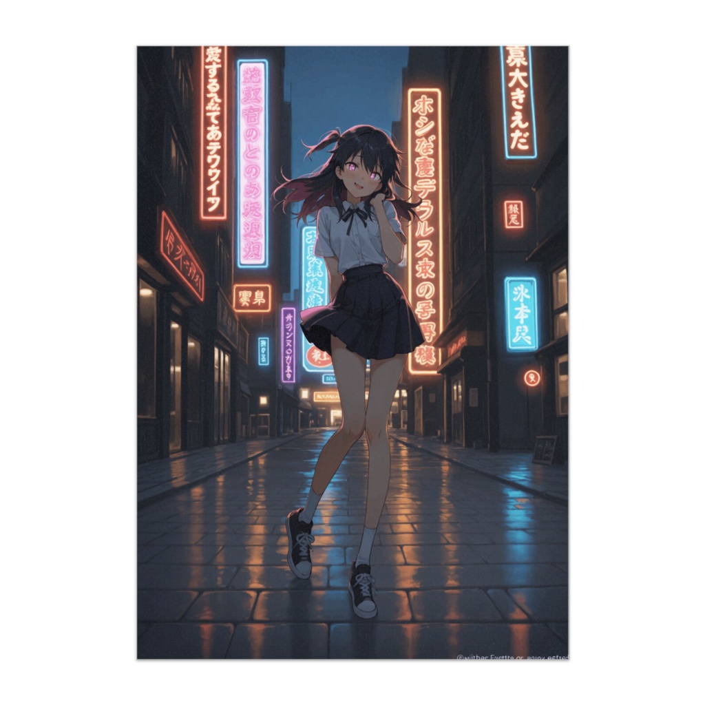 Neon Flow ― 光る街に踊る少女