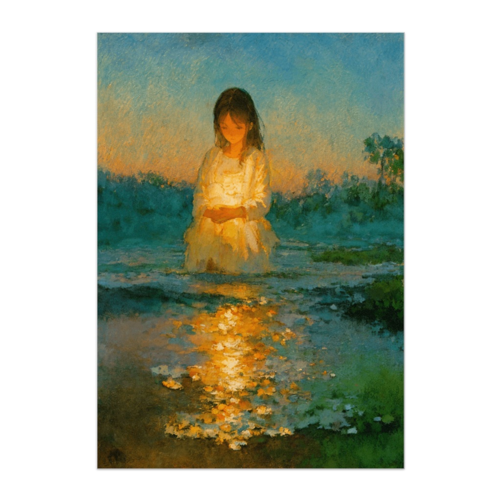 黄昏の祈り ― 光が沈むとき