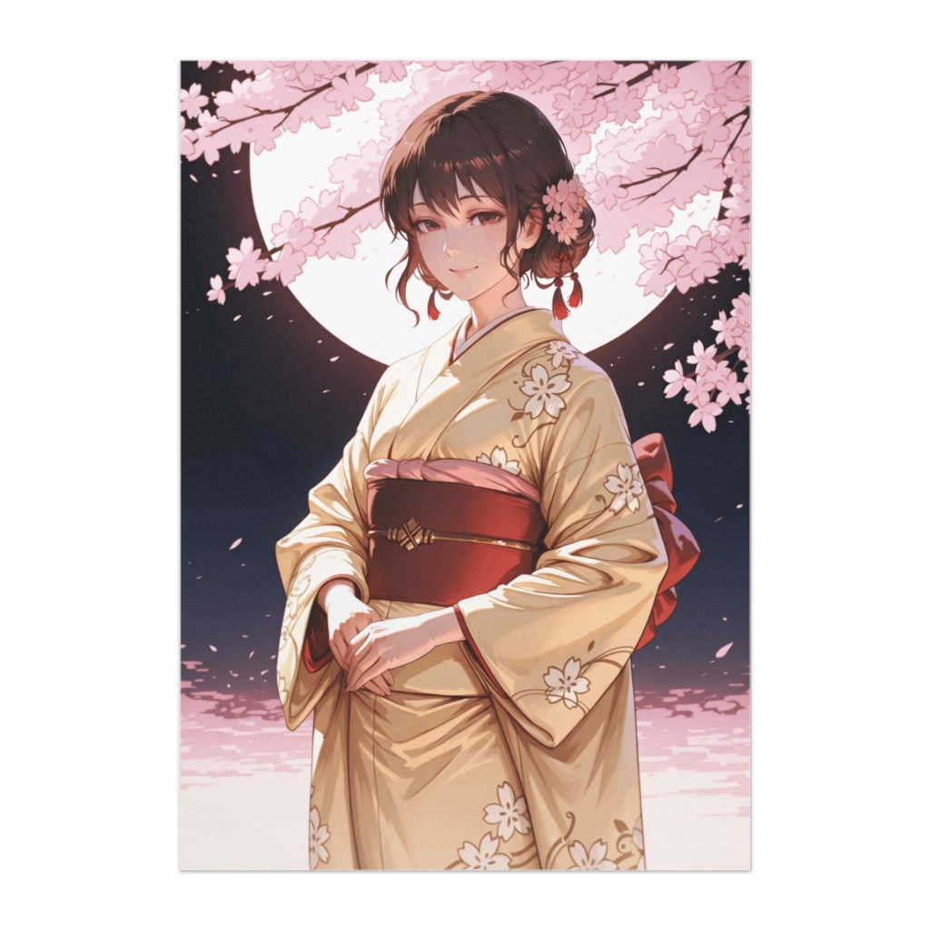 月下の花語り ― Moonlit Sakura Whisper