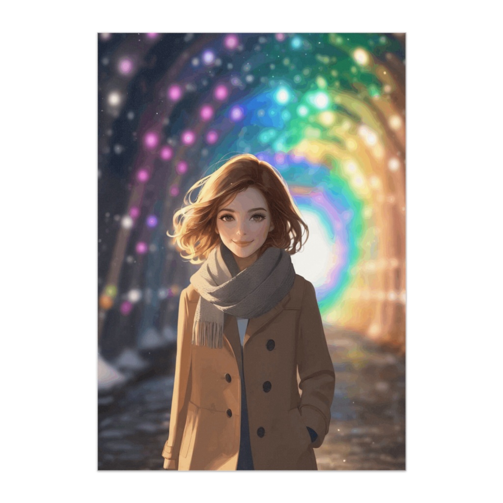 虹色トンネルを歩く ― 夢の入口