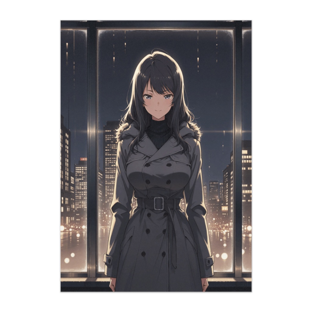 夜の静寂 ― グレーコートの眼差し