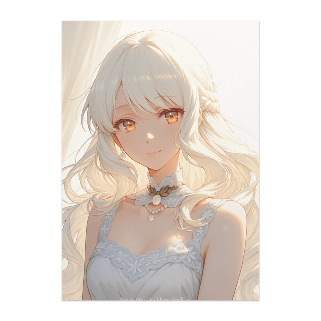 白の微笑 ― Pure Radiance