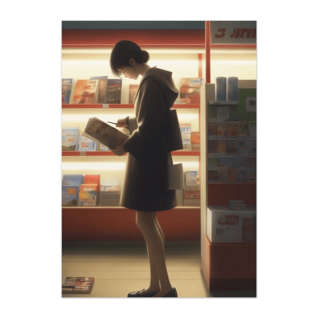 本屋の静かな午後 ― 読書の横顔